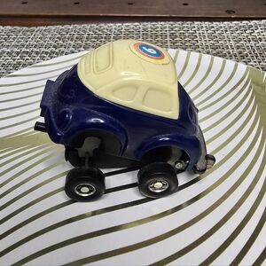 Nomura Kanto Volkswagen Beetle VW Bug Turbo Friction Toy Car Japan Hong Kong